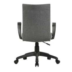 Wohnen Bürostühle*Bürostuhl in Grau mit Armlehnen - Lucasz