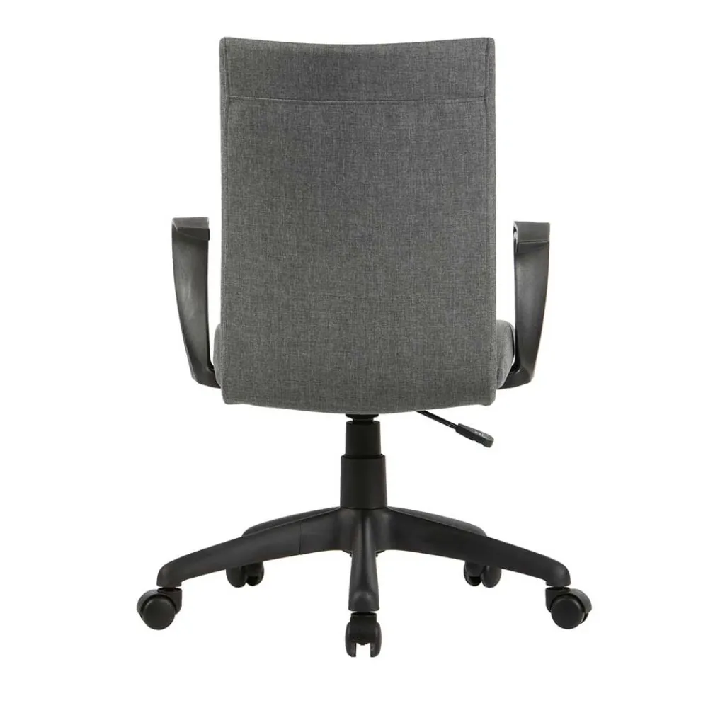 Wohnen Bürostühle*Bürostuhl in Grau mit Armlehnen - Lucasz