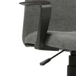 Wohnen Bürostühle*Bürostuhl in Grau mit Armlehnen - Lucasz