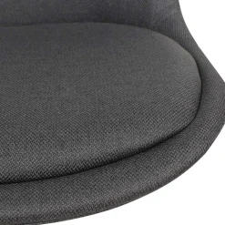 Wohnen Bürostuhl in Schwarz & Chrom - Durioso