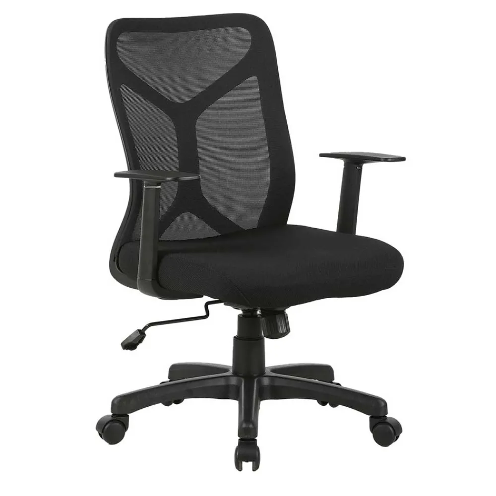 Wohnen Bürostuhl mit hoher Lehne und Lendenwirbelstütze - Annet