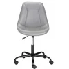 Wohnen Bürostuhl mit Schalensitz in Grau Kunstleder - Formation