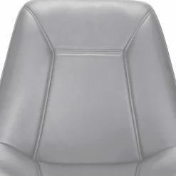 Wohnen Bürostuhl mit Schalensitz in Grau Kunstleder - Formation