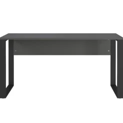 Wohnen Bürotische*Bürotisch in Dunkelgrau mit Schwarz - Lacuva