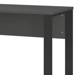 Wohnen Bürotische*Bürotisch in Dunkelgrau mit Schwarz - Lacuva