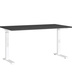 Wohnen Bürotisch in Dunkelgrau mit Weiß - Vlatin