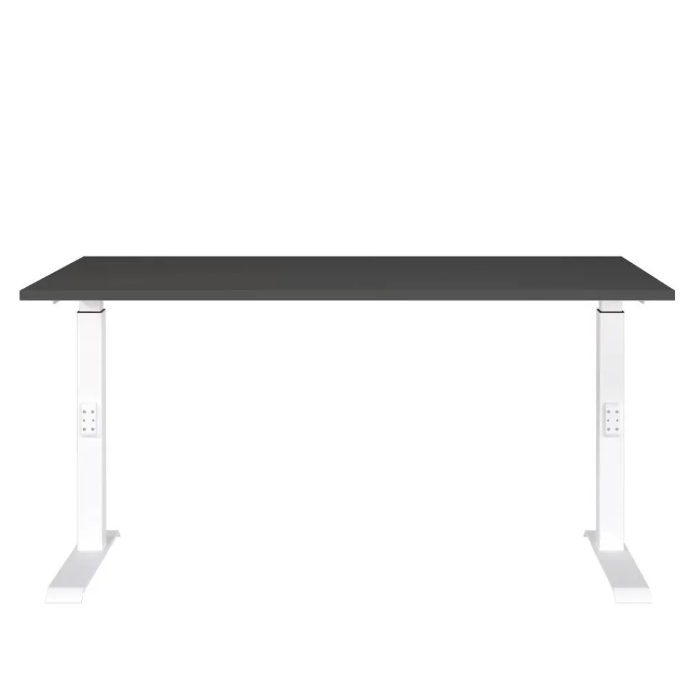 Wohnen Bürotisch in Dunkelgrau mit Weiß - Vlatin