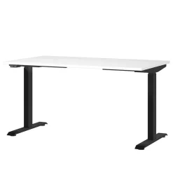 Wohnen Bürotisch in Weiß und Schwarz - Joina