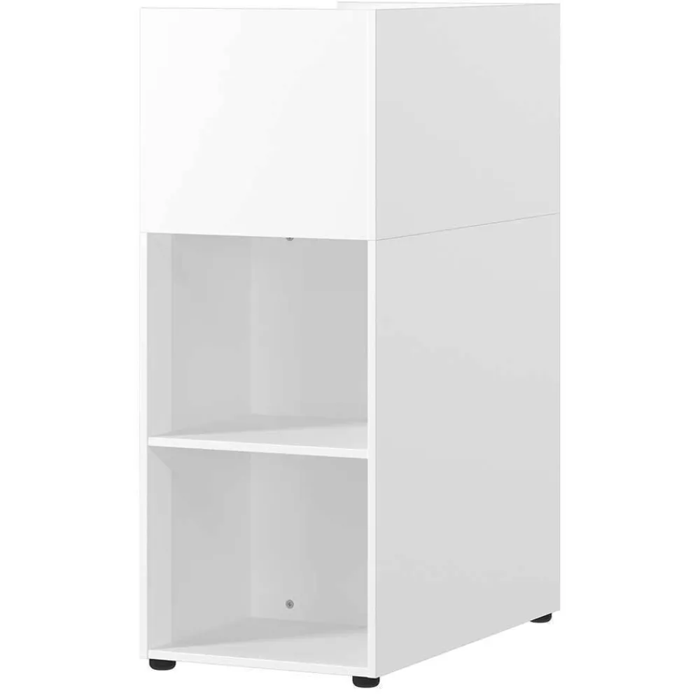 Wohnen Bürotisch Kombination in Weiß - Sparkle (dreiteilig)