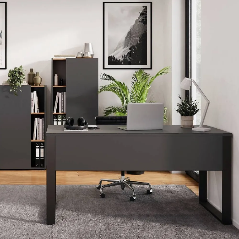 Wohnen Bürotisch und Schränke Set - Casai (dreiteilig)