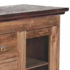 Wohnen Küchenschränke*Brotschrank Mangato aus Teak Massivholz