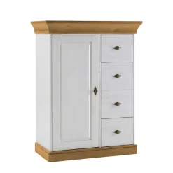 Wohnen Esszimmerschränke*Brotschrank Sibiuta in Weiß Holz