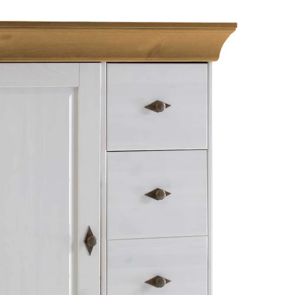 Wohnen Esszimmerschränke*Brotschrank Sibiuta in Weiß Holz