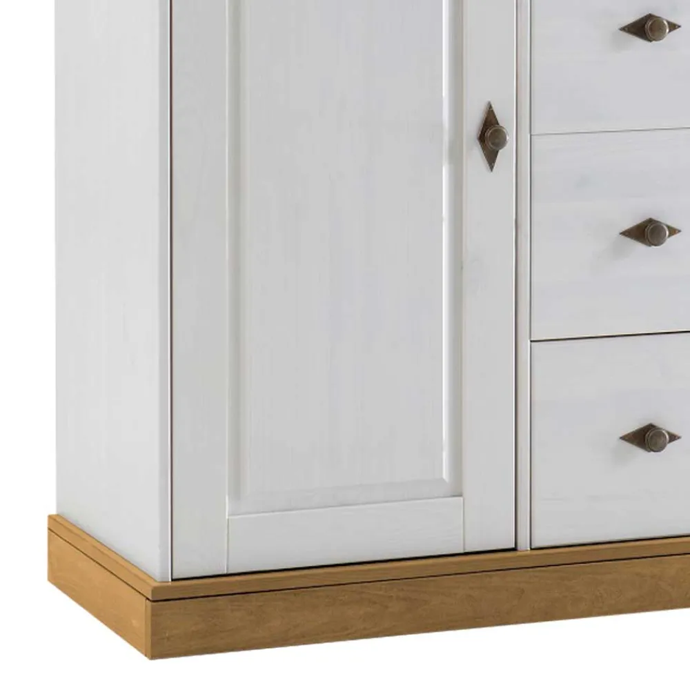 Wohnen Esszimmerschränke*Brotschrank Sibiuta in Weiß Holz