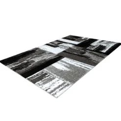 Wohnen Brush Design Teppich in Grau und Schwarz - Naspar