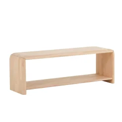 Wohnen Buche Bettbank Pogamo aus Massivholz natur geölt