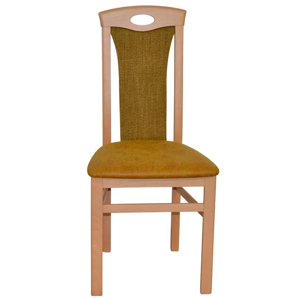 Wohnen Stühle|Küchenstühle*Buche Küchenstühle gepolstert - Charinas (2er Set)