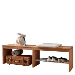 Wohnen Schuhschränke|Garderobenbänke*Buchenholz Flurbank 160 cm breit - Shimousa