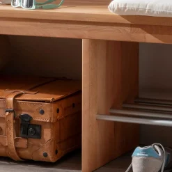 Wohnen Schuhschränke|Garderobenbänke*Buchenholz Flurbank 160 cm breit - Shimousa