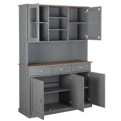 Wohnen Buffetschrank in Grau & Braun - Nepplan