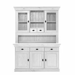 Wohnen Buffetschrank Satumare in Weiß Kiefer teilmassiv