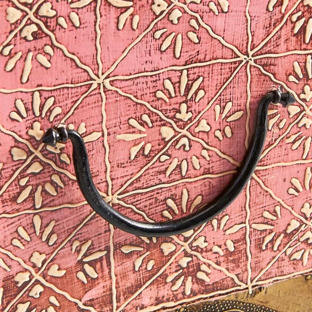 Wohnen Bunte Holztruhe im Orientalischen Stil - Lilano