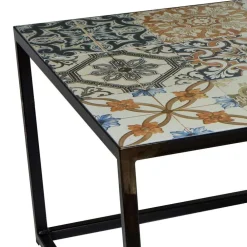 Wohnen Küchentische|Esszimmertische*Bunter Keramiktisch mit Bügel-Gestell - Fantast