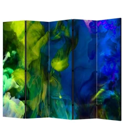 Wohnen Paravents|Wohnzimmer-Regale*Bunter Paravent aus fünf Elementen - Brozana