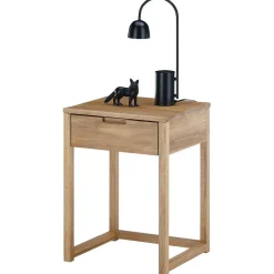 Wohnen 45c60c40 Massivholz Nachtkonsole mit Bügelgestell - Egina