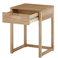 Wohnen 45c60c40 Massivholz Nachtkonsole mit Bügelgestell - Egina