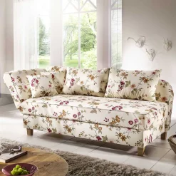 Wohnen Chaiselongue mit Blumen Muster - Juanpico