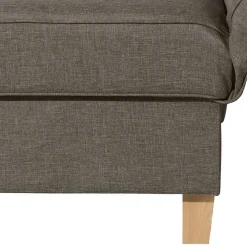 Wohnen Sofas|Sofa*Chaiselounge in Beigegrau mit Buche - Senade