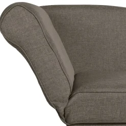 Wohnen Sofas|Sofa*Chaiselounge in Beigegrau mit Buche - Senade