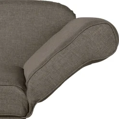 Wohnen Sofas|Sofa*Chaiselounge in Beigegrau mit Buche - Senade