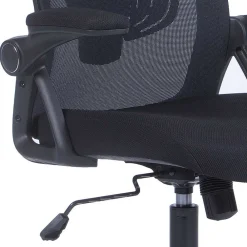 Wohnen Chefsessel mit Kopfstütze in Schwarz - Geritts