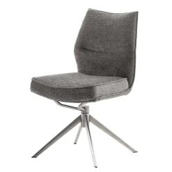 Wohnen Küchenstühle|Esszimmerstühle*Chenille Esszimmerstuhl um 360 Grad drehbar - Padira (2er Set)