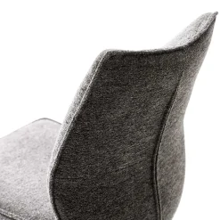 Wohnen Küchenstühle|Esszimmerstühle*Chenille Esszimmerstuhl um 360 Grad drehbar - Padira (2er Set)