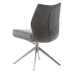 Wohnen Küchenstühle|Esszimmerstühle*Chenille Esszimmerstuhl um 360 Grad drehbar - Padira (2er Set)