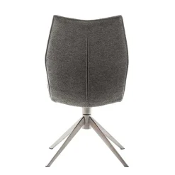 Wohnen Küchenstühle|Esszimmerstühle*Chenille Esszimmerstuhl um 360 Grad drehbar - Padira (2er Set)