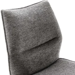 Wohnen Küchenstühle|Esszimmerstühle*Chenille Esszimmerstuhl um 360 Grad drehbar - Padira (2er Set)