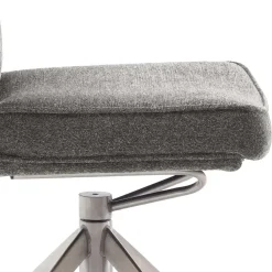 Wohnen Küchenstühle|Esszimmerstühle*Chenille Esszimmerstuhl um 360 Grad drehbar - Padira (2er Set)