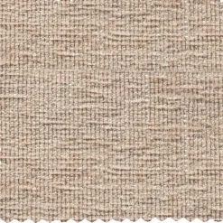 Wohnen Chenille Hocker in Beigegrau Melange - Paola