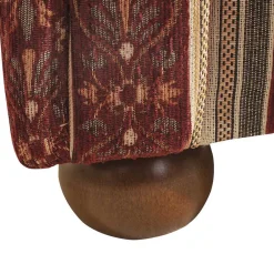 Wohnen Braune Möbel|Landhausmöbel*Chenille Landhaussofa mit Federkern - Comi