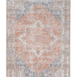 Wohnen Teppiche|Orientalische Möbel*Chenille Läufer mit hellem Orient Muster - Kyoko