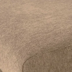 Wohnen Chenille Polsterhocker in Champagner - Icoleran