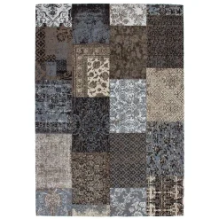 Wohnen Chenille Teppich mit Muster Patchwork - Lucelo
