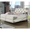 Wohnen Chesterfield Möbel|Weiße Möbel*Chesterfield Kunstlederbett in Creme - Micerdo
