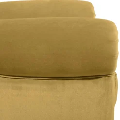 Wohnen Braune Möbel|Sessel & Hocker*Chesterfield Ohrenbackensessel aus Samtvelours - Gregg