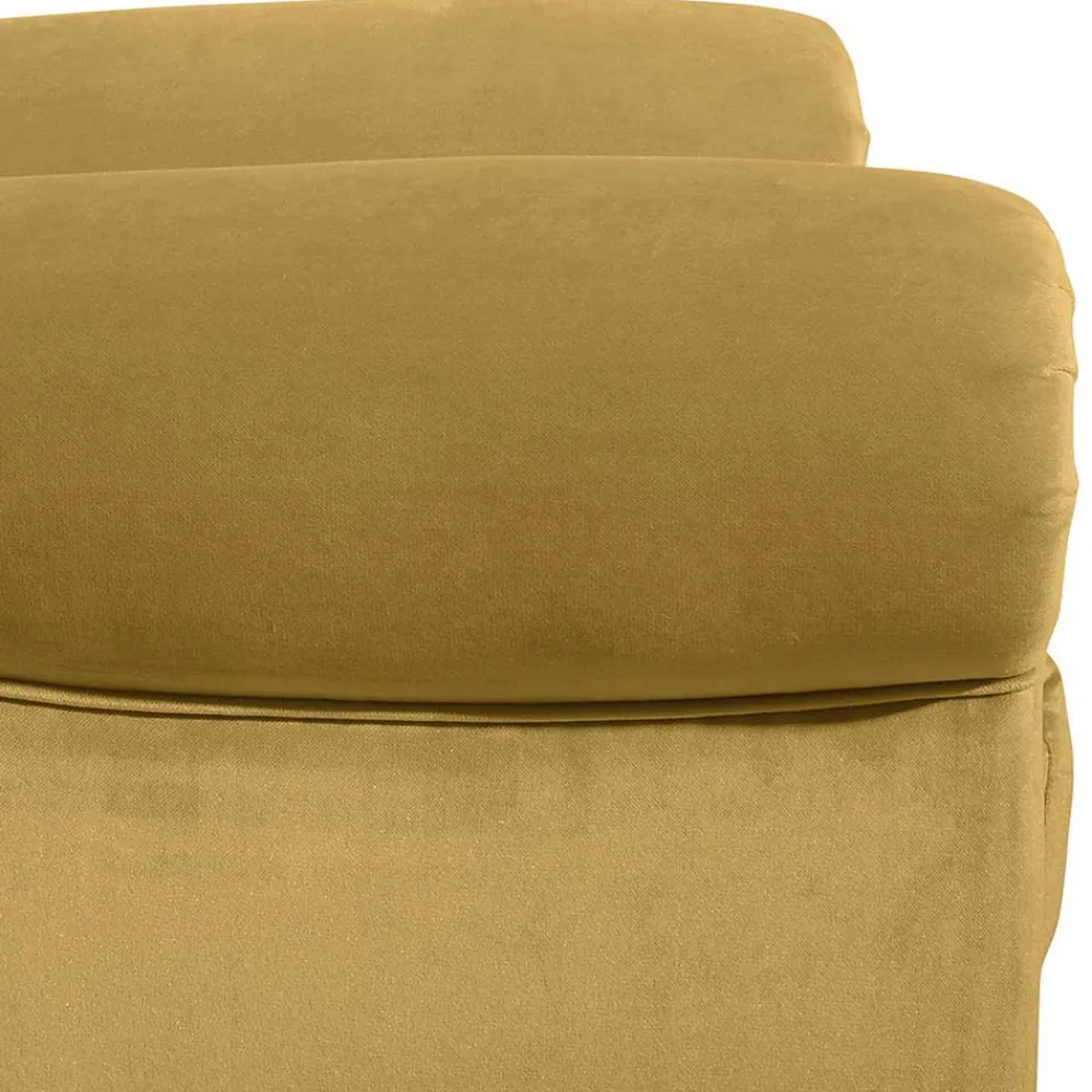 Wohnen Braune Möbel|Sessel & Hocker*Chesterfield Ohrenbackensessel aus Samtvelours - Gregg