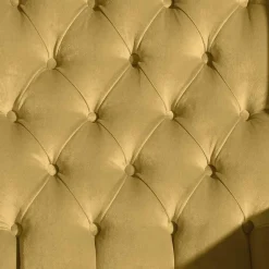 Wohnen Braune Möbel|Sessel & Hocker*Chesterfield Ohrenbackensessel aus Samtvelours - Gregg